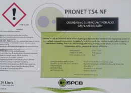 Pronet TS4 NF Label