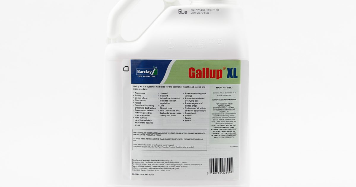SPCB Concentrated Glyphosate Herbicide Gallup XL